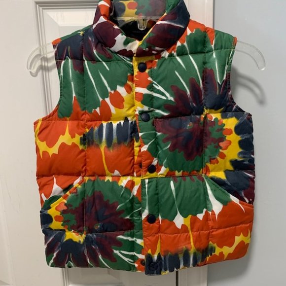 Lands End Down Puffer Vest Med (5-6)
